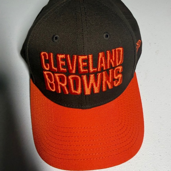New Era Cleveland Browns 9FORTY Snapback Hat Orange Black NFL Football Fan Gear - Picture 4 of 8